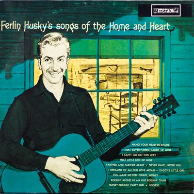 LP Record FERLIN HUSKY - Ferlin Husky's Songs Of The Home An HAT3115 Stetson 1989 UK Folk Used