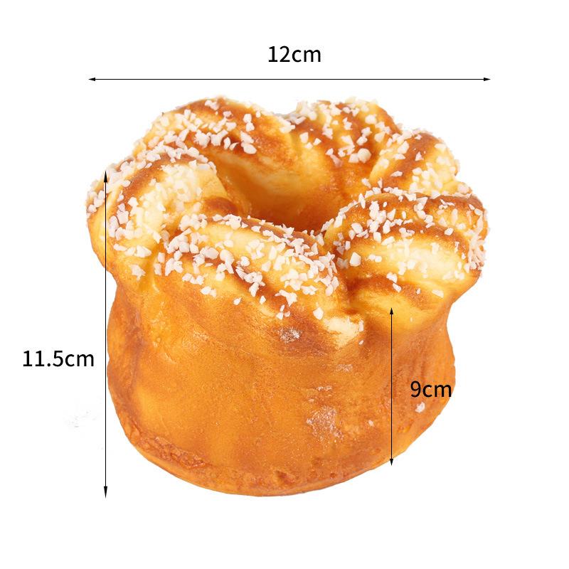 Umělý chléb Dort Toast Měkký PU Model bagety Potravina Falešný chléb Simulační ozdoby Pekárna Dekor Fotografie Rekvizity