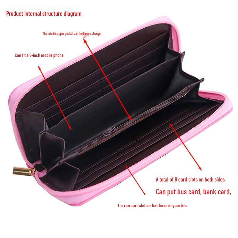 Korean Style Creative Cartoon Girl Women's Fashion Wallet