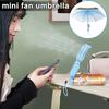 Paraguas Ventilador Cortavientos Protección Solar Ligero Recargable Bloqueo UV Mini Viaje Portátil Impermeable Plegable Lluvia