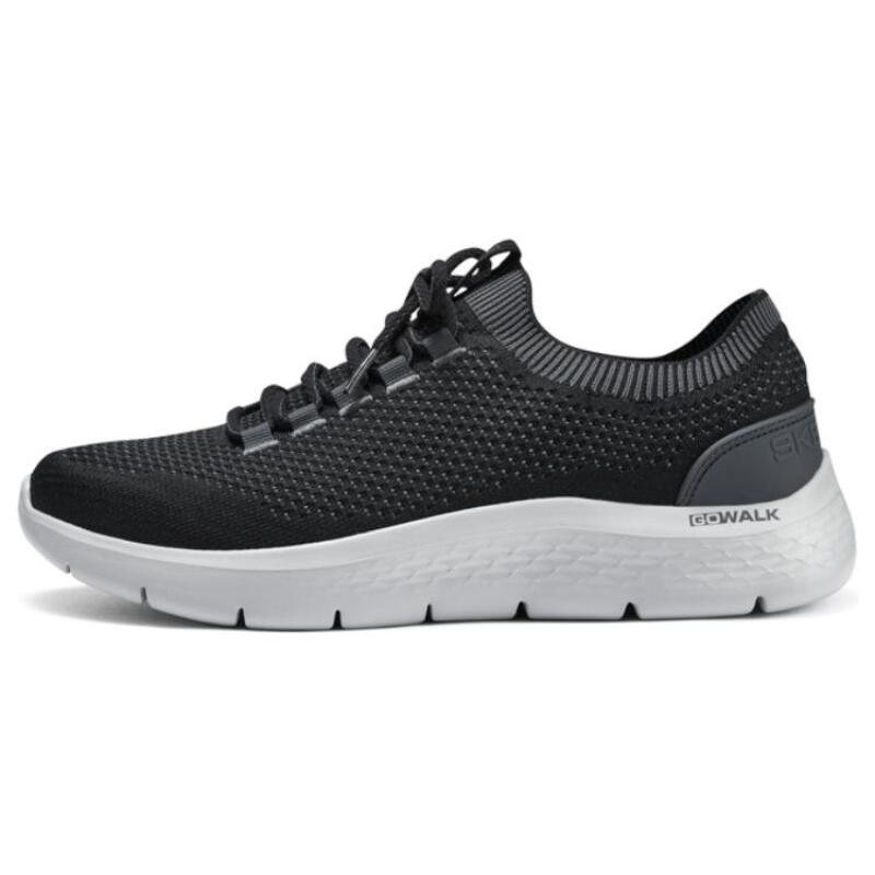Skechers GoWalk Flex   Quick Dry Low top Casual Shoes Men s Black Gray 43
