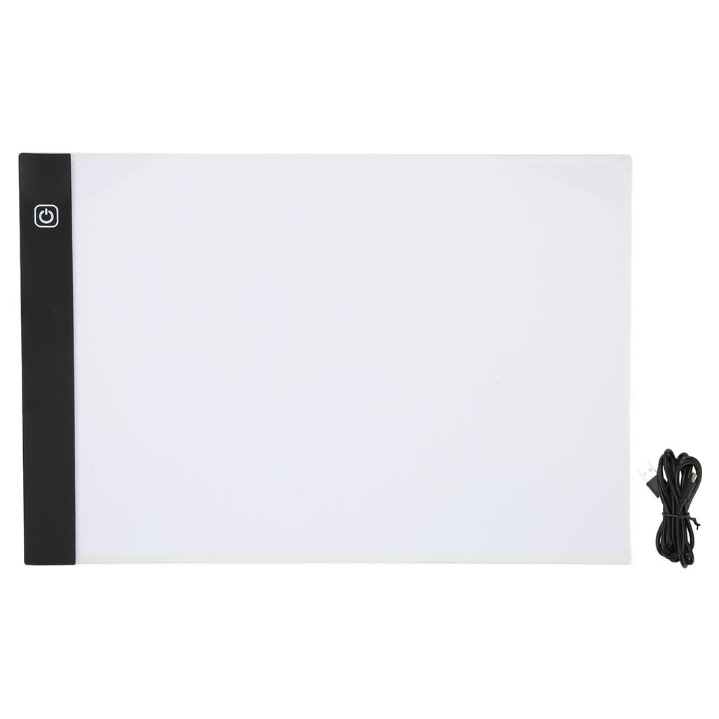 A4 Tracing Light Box 3 Levels Adjustable Brightness Touch Sensor Uniform Lighting LED Light Pad for Sketching 2D