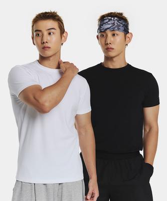 MUSINSA STANDARD SPORTS [2-Pack] Cotton Core Muscle Fit Short Sleeve (3 Colors)