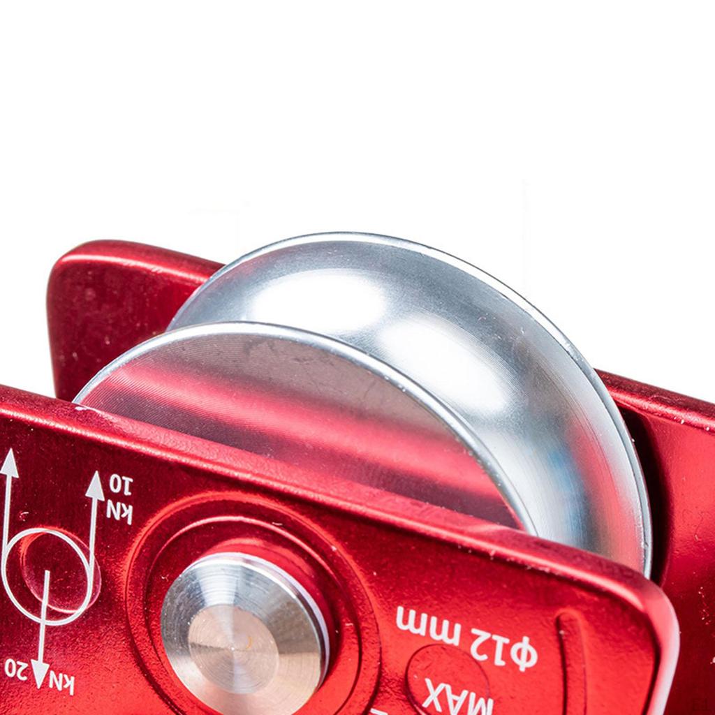 25KN 2500kg General Purpose Outdoor Mobile Micro Pulley for Rock Arborist Tree Climbing