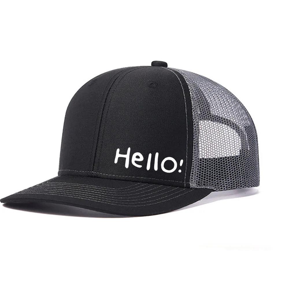 Casual Mesh Baseball Cap With Adjustable Fit For Summer Sun Protection