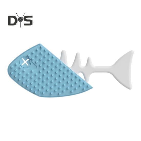 

Щетки для кошек в форме рыбьей кости для домашних кошек, щетка для удаления шерсти домашних животных, распутывающая колтуны, эргономичная ручка, расческа для ухода за собаками и кошками