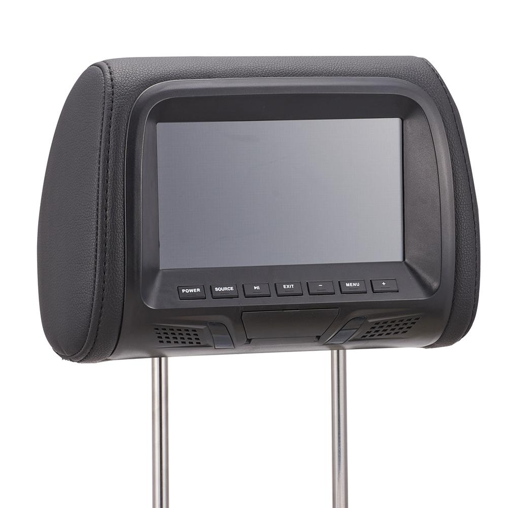 

7-ДЮЙМОВЫЙ ЖК-экран Автомобильный подголовник монитор Видеоплеер с MP5(USB/SD-порт) Сенсорный экран с ИК-FM-телефонной связью чёрный