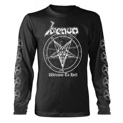 Venom Unisex Erwachsenen Willkommen in der Hölle Langarm-T-Shirt