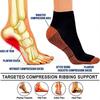 Unisex Bakır Elyaf Ayak Kemeri Desteği Ağrı Kesici Topuk Dikeni Plantar Fasyait Çorabı