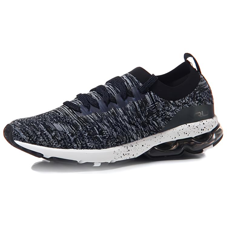Li Ning Half Palm Air Arc Comfortable Running Shoes Women Sneakers Black Gray ARHM056-5