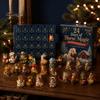 Halloween Mantel Decor 24 Days Advent Calendar 2026, Mini Highland Cow/Horse/Dog Figures Christmas Countdown Home Calendar, 2D Acrylic Hanging