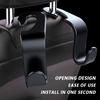 Universal Car Headrest Back Seat Hook Seat Hanger Vehicle Organizer Holder for Handbags Purses Coats and Grocery Bag