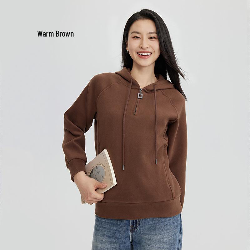 

Женская ветрозащитная толстовка с капюшоном для осени/зимы - теплая, плотная кофта-пуловер для ледовых и снежных условий Small