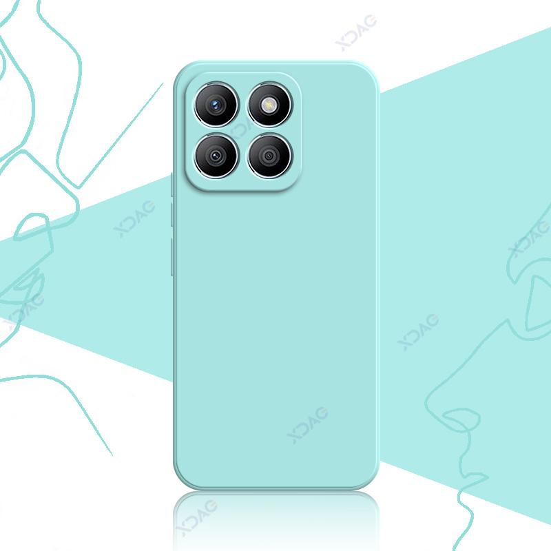 Pouzdra na mobilní telefon pro Honor X8B HonorX8b 6,7" Global 360 Měkké Luxusní Čtvercové Tekuté Silikonové Zadní Kryt Vodotěsné Sáčky