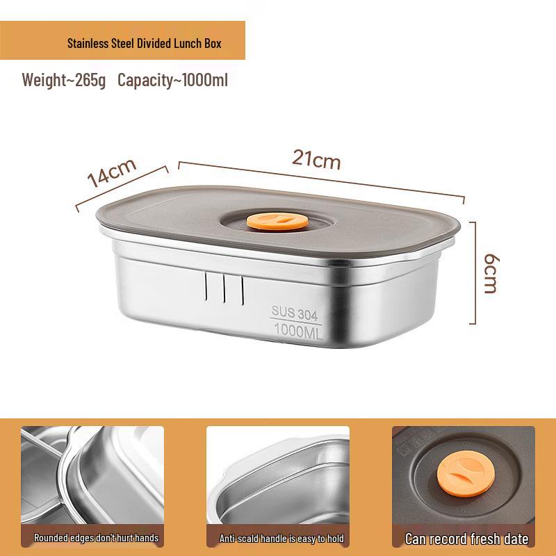 

Ru Han 304 Stainless Steel Airtight Food Storage Container