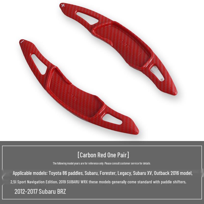 Carbon Fiber Shift Paddles for Subaru Forester, BRZ, Legacy, and WRX Steering Wheel