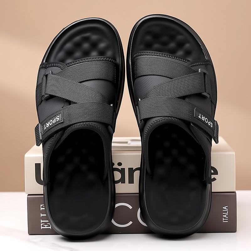 Fashion 2025 New Versatile Casual Sports Sandals for Men Soft-soled Designer Slippers for Men Summer Fashion Casual Beach Shoes Male