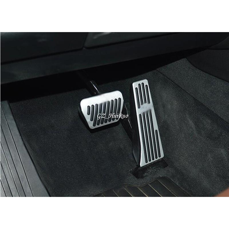 Car Accessories AT Accelerator Brake Foot Rest Pedal Pads For 2008-2014 2015 2016 2017 2018 BMW X5 X6 Series E70 E71 E72 F15