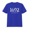 1692 They Missed One Funny Womens T Shirt Black vintage Washed Unisex designer clothes Versatile Breathable