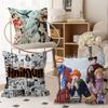 Haikyuus Anime Office Cushion Pillowcase Car Cushion Cover45X45CM Lumbar Pillowcase Sofa Pillowcover