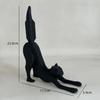 1Pcs Handcrafted Cat Pet Sculpture Cute Cat Desktop Decoration 3d Printed Simulation Ornament For Party Home