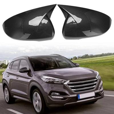 Car Ox Horn Zadné bočné sklo Kryt spätného zrkadla Kryty rámu Krytky bočných zrkadiel pre Hyundai Tucson 2015-