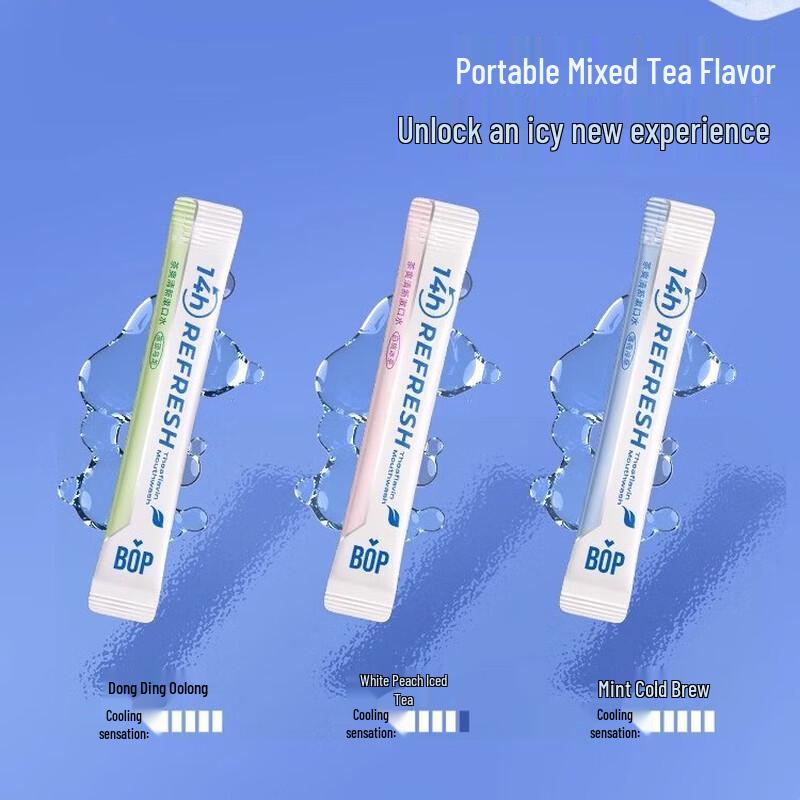 Pop Research Refreshing Tea Mouthwash Strips
