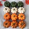 9pcs Autumn simulation pumpkin, DIY decoration, autumn harvest festival decoration, Halloween decoration, party decoration