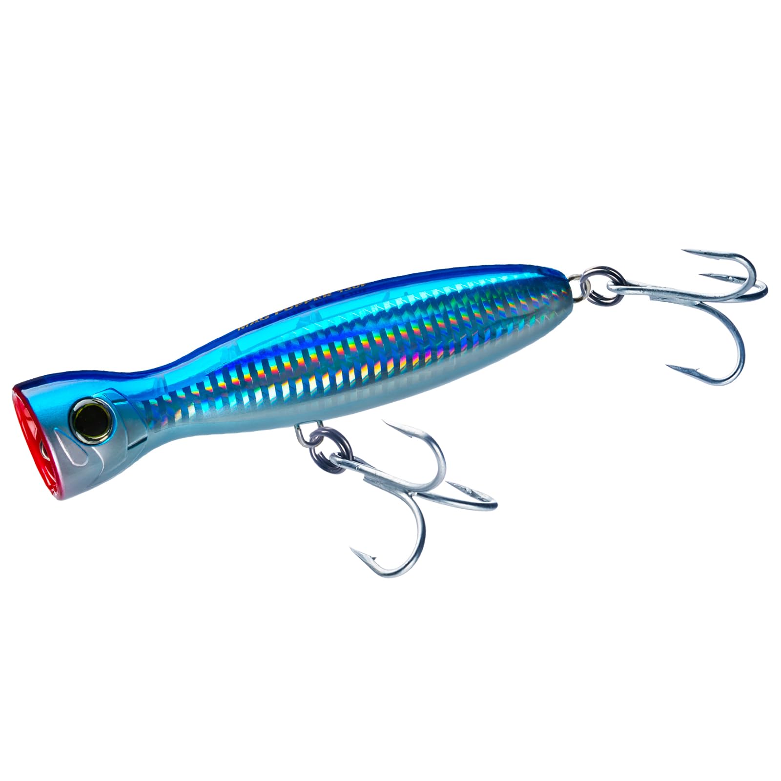 

YO-ZURI Saltwater Lure Mag Popper Floating 100mm Color Blue Back Center of Gravity Shift