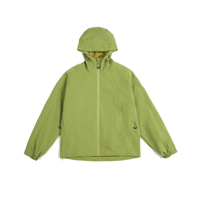 American-Style Street Dupont Three-Proof Sports Hiking Jacket for Men and Women, 2025 Autumn Trendy Windproof Outdoor Hooded Jacket