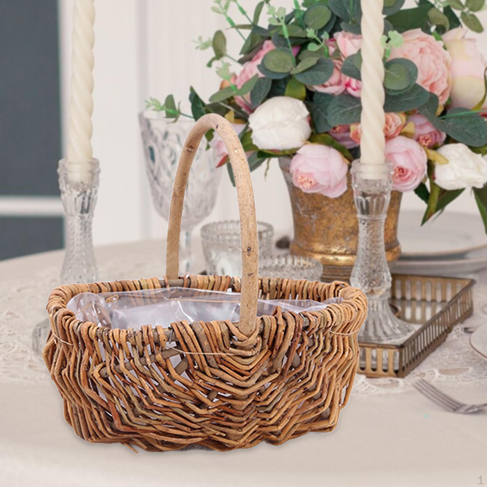 Цветочная корзина ручной работы для домашнего хранения и организации 980₽