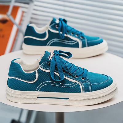 Canvas Shoes Men'S Breathable Casual Soft Baseplate Shoes Youth Sports Shoes Simple Cloth Shoes