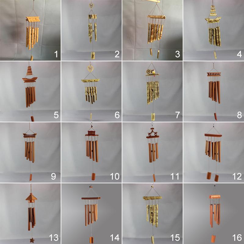 Handmade Antique Tubes Bell Bamboo Wind Chimes Pendant Balcony Outdoor Yard Garden Home Decor Windchime Wall Hanging Crafts