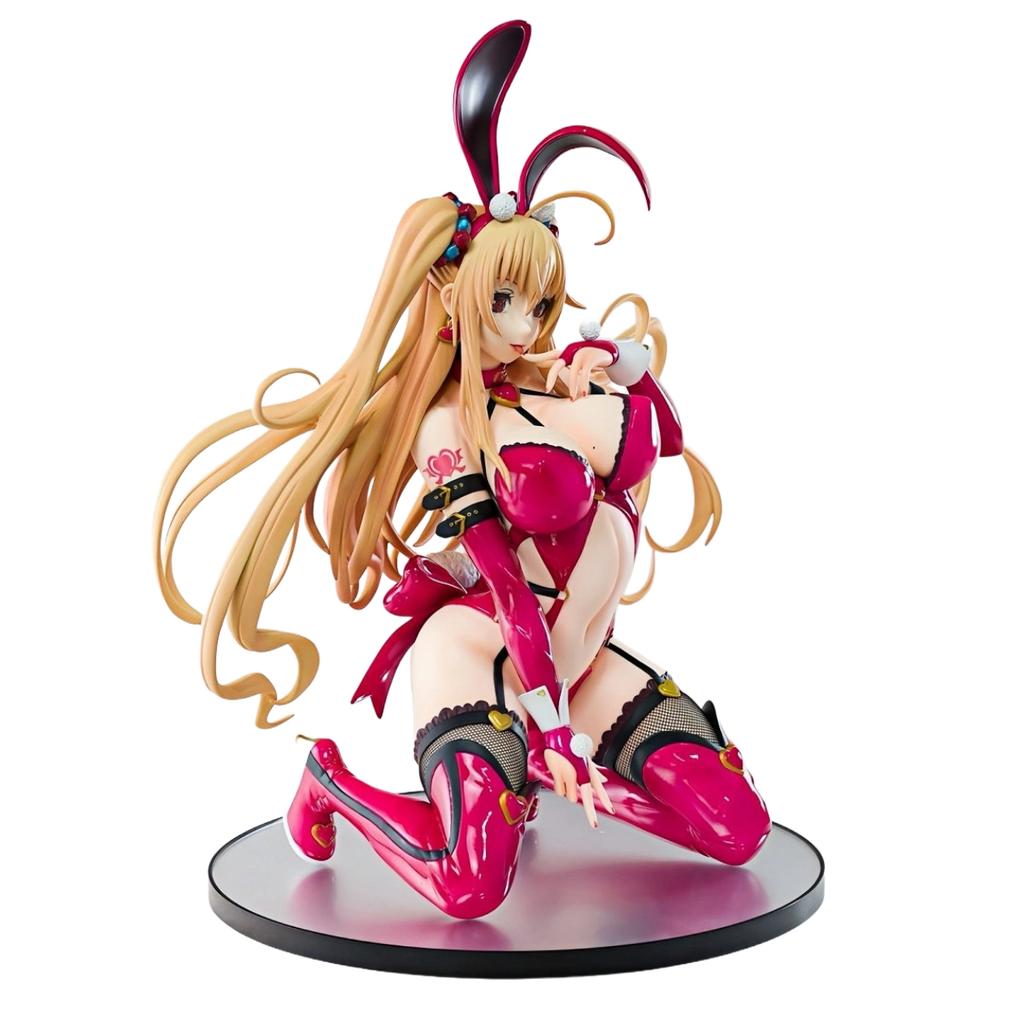 New- 30CM Caroline Yuri Eberwein Bunny Girl  Anime Beautiful Girl Beautiful Gk Model Figure With Soft Rubber Material Gift