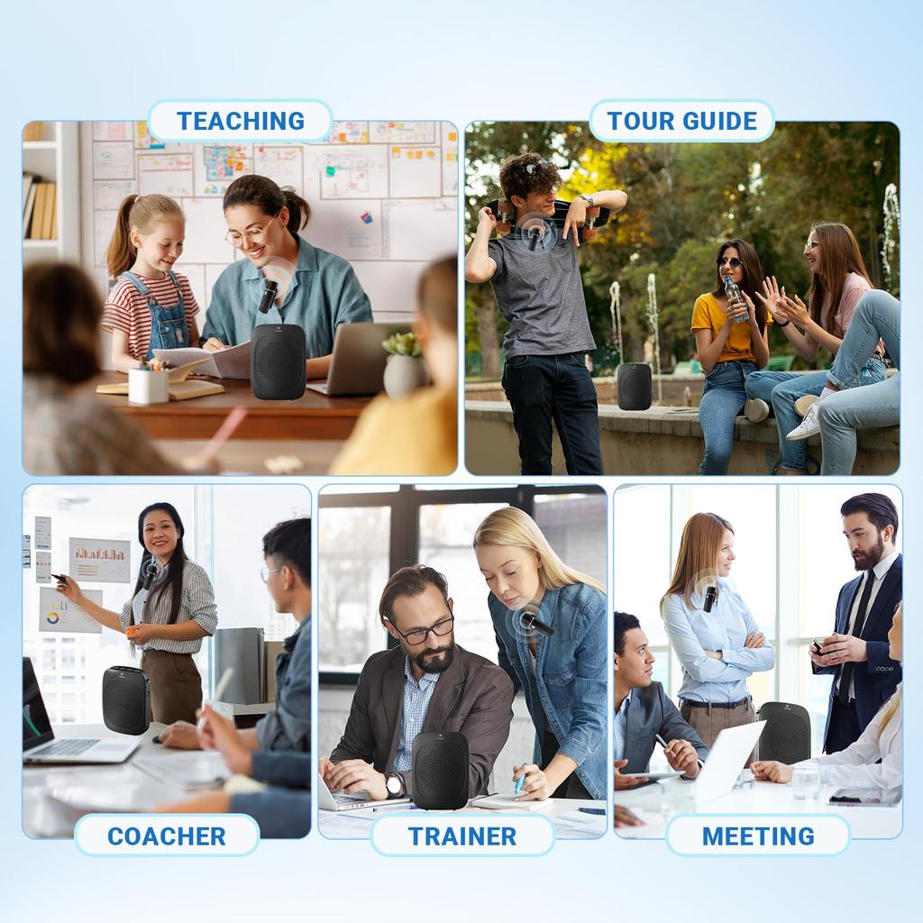 Winbridge Portable Speaker with Compact Ideal for Small and More Speaker, 15W, Headphone, Hands-Free Speaker, Microphone, Speaker, Lectures, Parties,