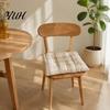 Warm Seat Cushion for Hard Chairs Plaid Chair with Ties, Soft Cozy Dining Pad, 16 High Elastic X Inch Non-slip Pad Home Office Chair, Dormitory