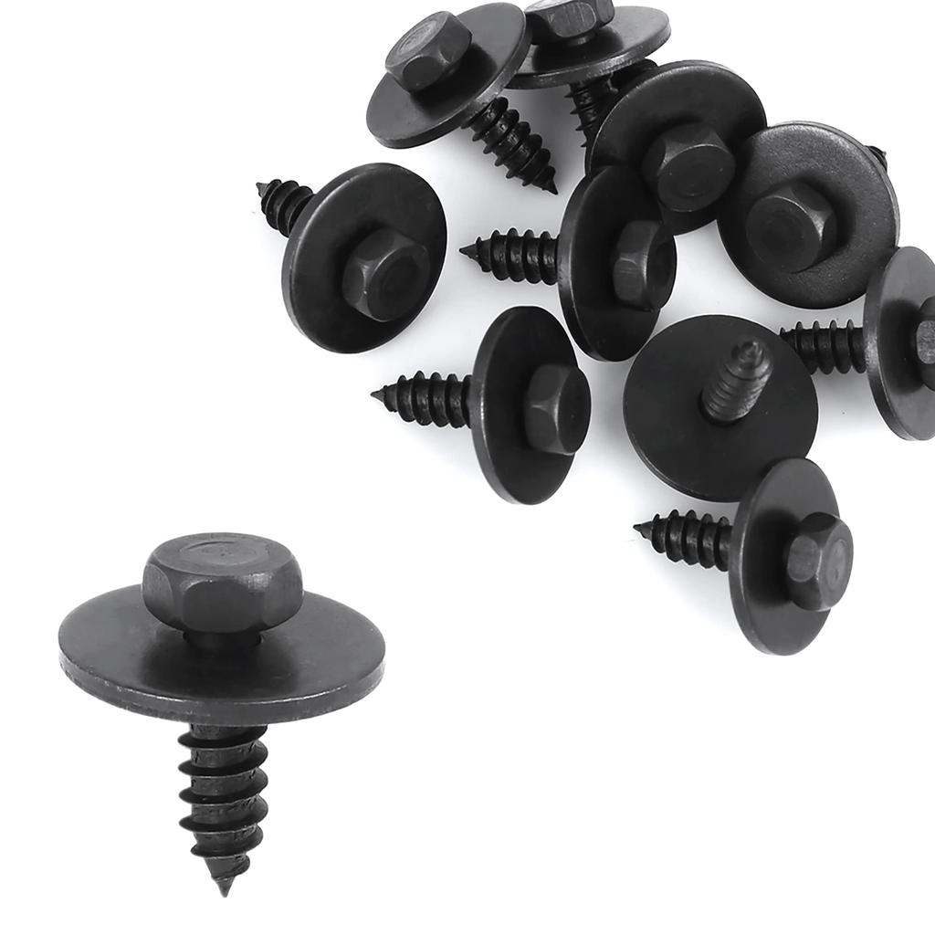 uxcell 10pcs Hex Screw for BMW E46 E60 E90 Bumper Engine Shield Splash Guard