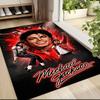 Michael Jackson Energy Carpet Rug Soft Washable Antislip Home Living Room Sofa Mats Personalized Christmas Rug