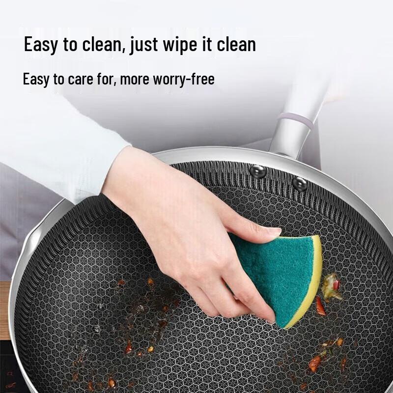 KBH 316L Edelstahl Antihaft-Wok zum Braten