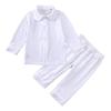 Children's Gold Velvet Pajamas - Autumn/Winter Homewear for Boys and Girls
