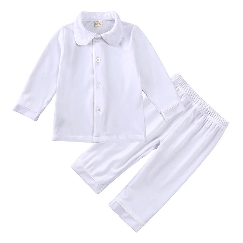 Children's Gold Velvet Pajamas - Autumn/Winter Homewear for Boys and Girls