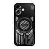 Pro iPhone 17 Magnetické pouzdro Hliníková slitina+PC+TPU Dutý odvod tepla Kryt telefonu