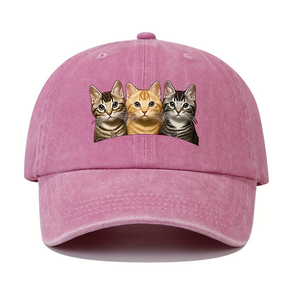 Fashion Washed Cotton Denim Baseball Caps Men Women Vintage Animal 3D Print Outdoor Sports Trucker Dad Hat Female Male Sun Hats