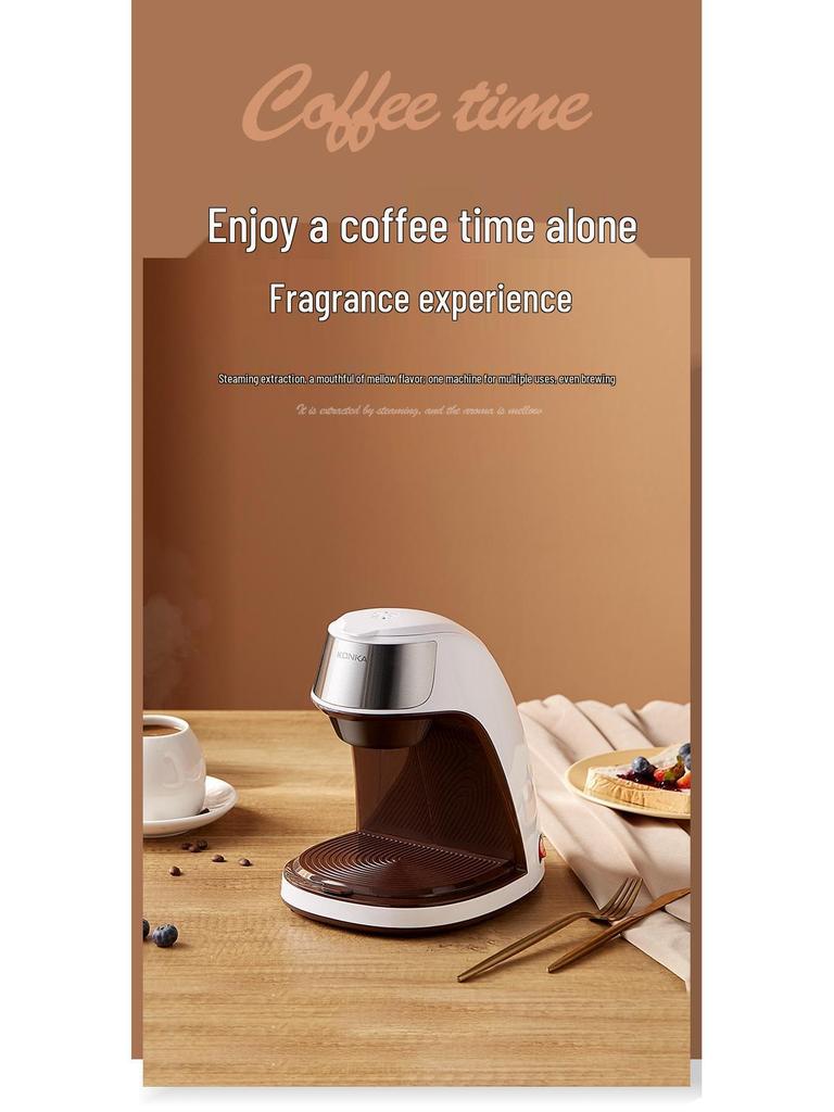 Compact Automatic Drip Coffee & Tea Maker for Home and Office