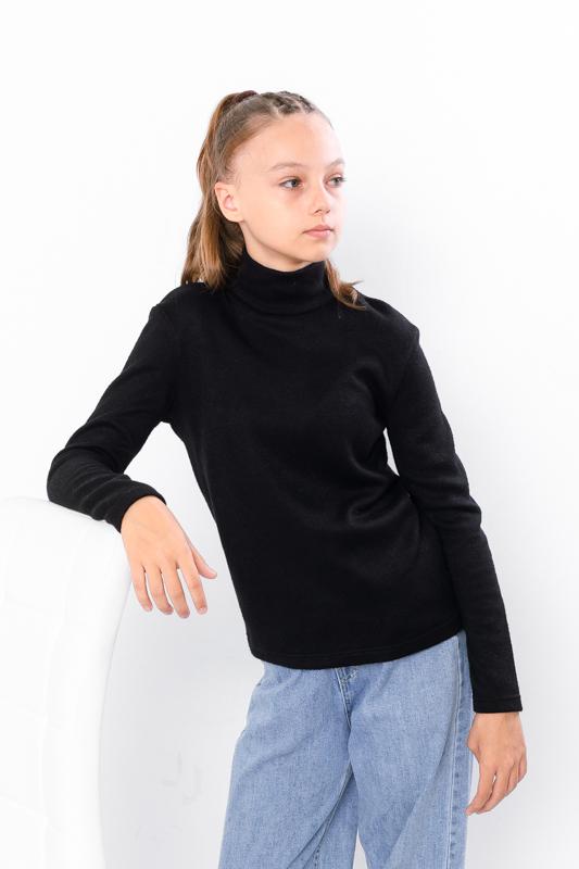 

Вишуканий гольф для дівчинки – Ідеальний для повсякденного носіння та особливих випадків, Демісезонний, 6238-111 HC 158 чорний