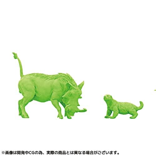 Kaiyodo ARTPLA Zookeeper and Lion Set (Boxed Edition) Unpainted and Unassembled Plastic Model Kit (Set of 6) BOX AP003B