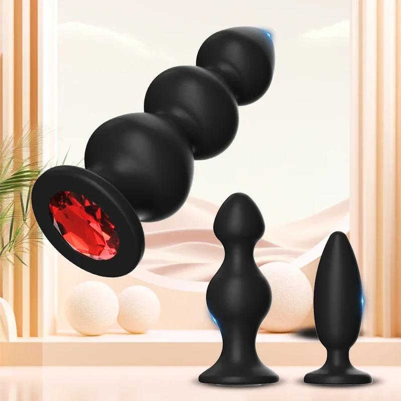 Butt Plug Dildo Masturbation Anals Vaginal Plug For Different Size Erotic Anus Plug Adult Sex Toys Woman Men Anal Dilator