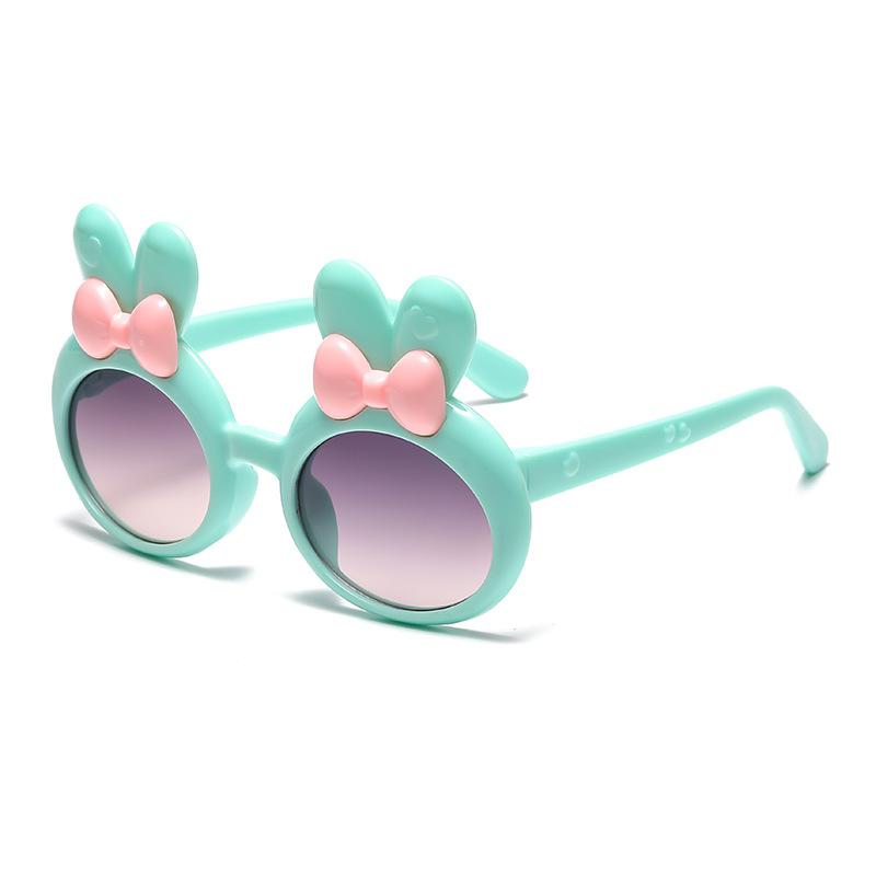 7304 Children'S Cartoon Sunglasses Bow Girl Glasses, Rabbit Ear Love Baby Sunglasses Sunglasses