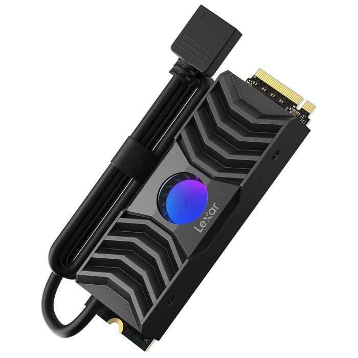 Ssd - lexar - nm1090 - 2 to - pcie 5.0 - dissipateur thermique rgb