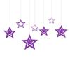 Rose Gold Hollow Star Paper Garlands Banner Hanging for Wedding Christmas Decorations Kids Birthday Party Supplies Baby Shower